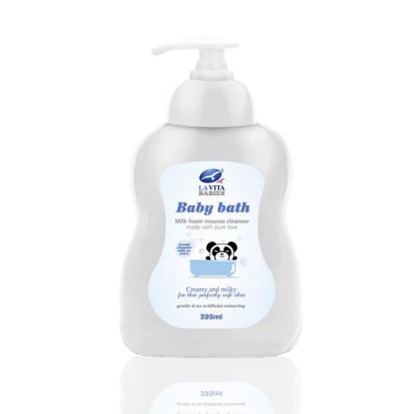 LA VITA Organic Baby Bath Foam Mousse (395ml)